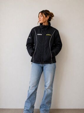 Klim Yamaha Woman’s Black Allure Snowmobile Jacket - GORE-TEX - Size Large